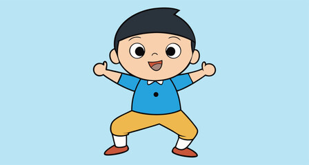 Happy Kid, Joyful Child, Cheerful Boy, Cartoon Happiness, Smiling Boy, Animated Joy, Fun Character, Child Joy, Cartoon Character, Happy Boy, Playful Happiness, Child Fun, Smiling Cartoon, Joyful Illus