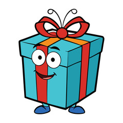 A beautifully wrapped winter holidays gift, sparkling with festive colors, ribbons, and a touch of magic, ready to bring joy and warmth to loved ones.
