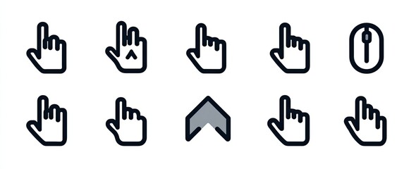Computer Mouse Cursor Icons