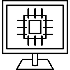 tv screen vector illustration