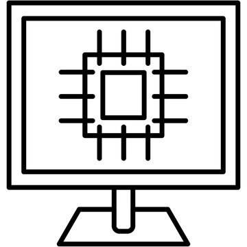 tv screen vector illustration