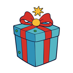 A beautifully wrapped winter holidays gift, sparkling with festive colors, ribbons, and a touch of magic, ready to bring joy and warmth to loved ones.
