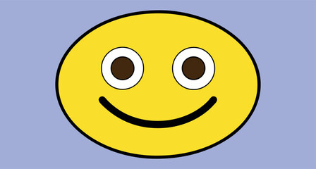Happy Smiley Face, Emoji Illustration, Positive Emotion, Social Media Icon, Cheerful Design, Smiling Expression, Digital Emoticon, Bright Happy Face, Online Communication, Joyful Emoji, Playful Intern
