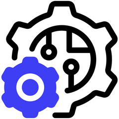 Gear Icon AI Technology