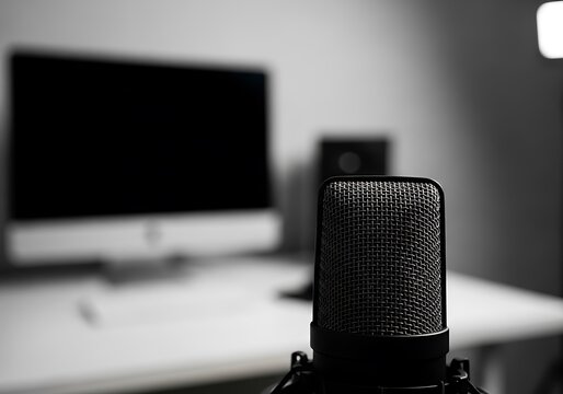 Microphone Recording Studio Setup.