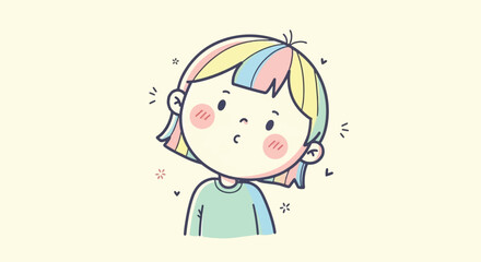 little girl with a balloon