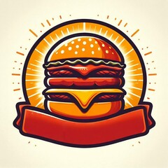 Fast Food Meal Flat Illustration