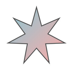 Pastel Gradient Star 2