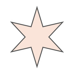 Pastel Gradient Star 22