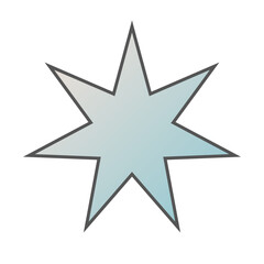 Pastel Gradient Star 24