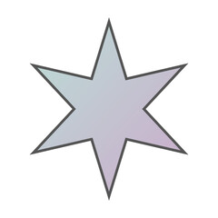 Pastel Gradient Star 27