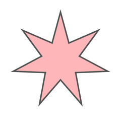 Pastel Gradient Star 37