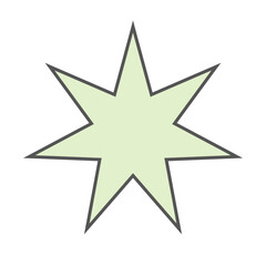 Pastel Gradient Star 4