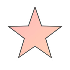 Pastel Gradient Star 55