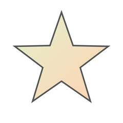 Pastel Gradient Star 79
