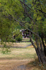 Mountain landscape in Pragelato in summer
