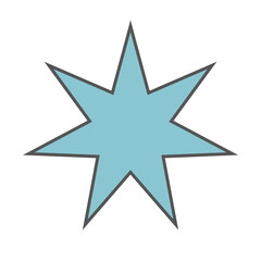 Pastel Gradient Star 98