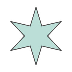 Pastel Gradient Star 99