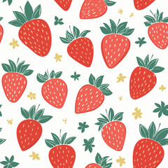 Hand Drawn Strawberry Vector Illustration