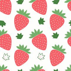 Hand Drawn Strawberry Vector Illustration