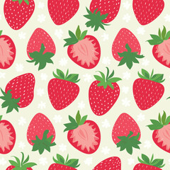 Hand Drawn Strawberry Vector Illustration