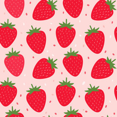 Hand Drawn Strawberry Vector Illustration
