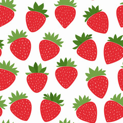 Hand Drawn Strawberry Vector Illustration