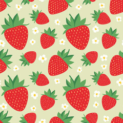 Hand Drawn Strawberry Vector Illustration
