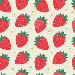 Hand Drawn Strawberry Vector Illustration