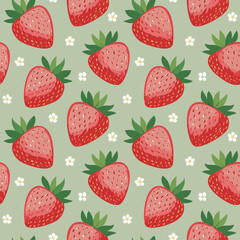 Hand Drawn Strawberry Vector Illustration