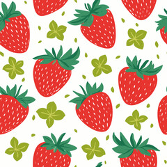 Hand Drawn Strawberry Vector Illustration