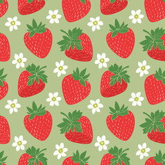 Hand Drawn Strawberry Vector Illustration