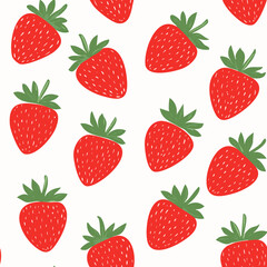 Hand Drawn Strawberry Vector Illustration