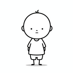 little boy with a heart