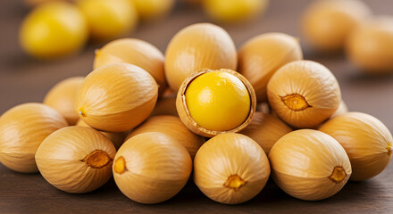 Ginkgo Nut Close-up Photo