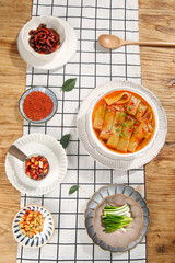 Sichuan Hot Pot Wide Noodles with Spicy Sauce Traditional Chinese Cuisine Handmade Snacks