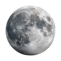 Obraz premium A luminous full moon displaying detailed craters and surface features against a dark sky.
