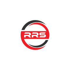  Rrs letter original monogram logo design.