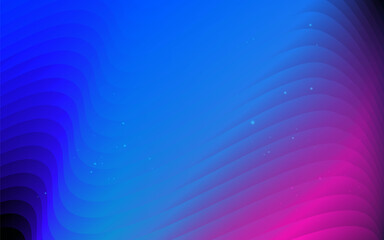Abstract vibrant gradient wave modern digital flow background design