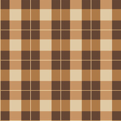 A Classic Brown Plaid Pattern Seamless