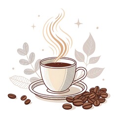 Obraz premium Morning Coffee Ritual