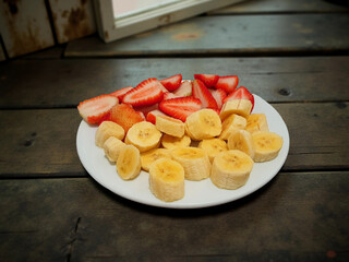Strawberry and banana