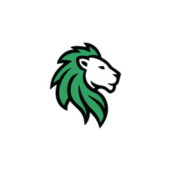 Fototapeta premium lion head vector