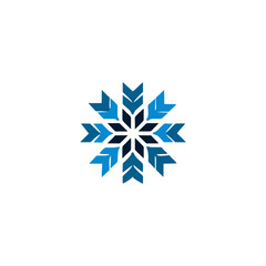 snowflakes on a white background