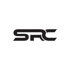 Letter SRC Minimal Simple Modern Logo