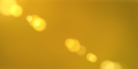 太陽光でレンズフレアを起こして金色に輝く背景フレーム