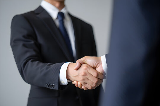 Business partnership handshake professional agreement firm handshake deal confirmation professional collaboration