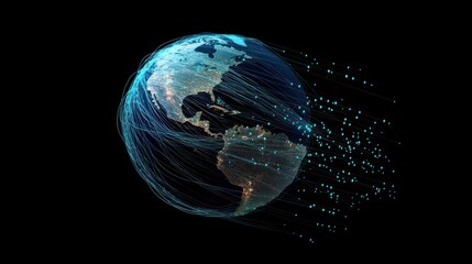 Abstract earth graphic design