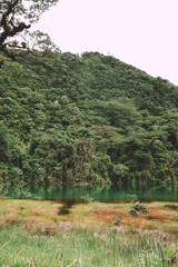 lagoon in the mountains
