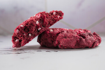 Red velvet cookie